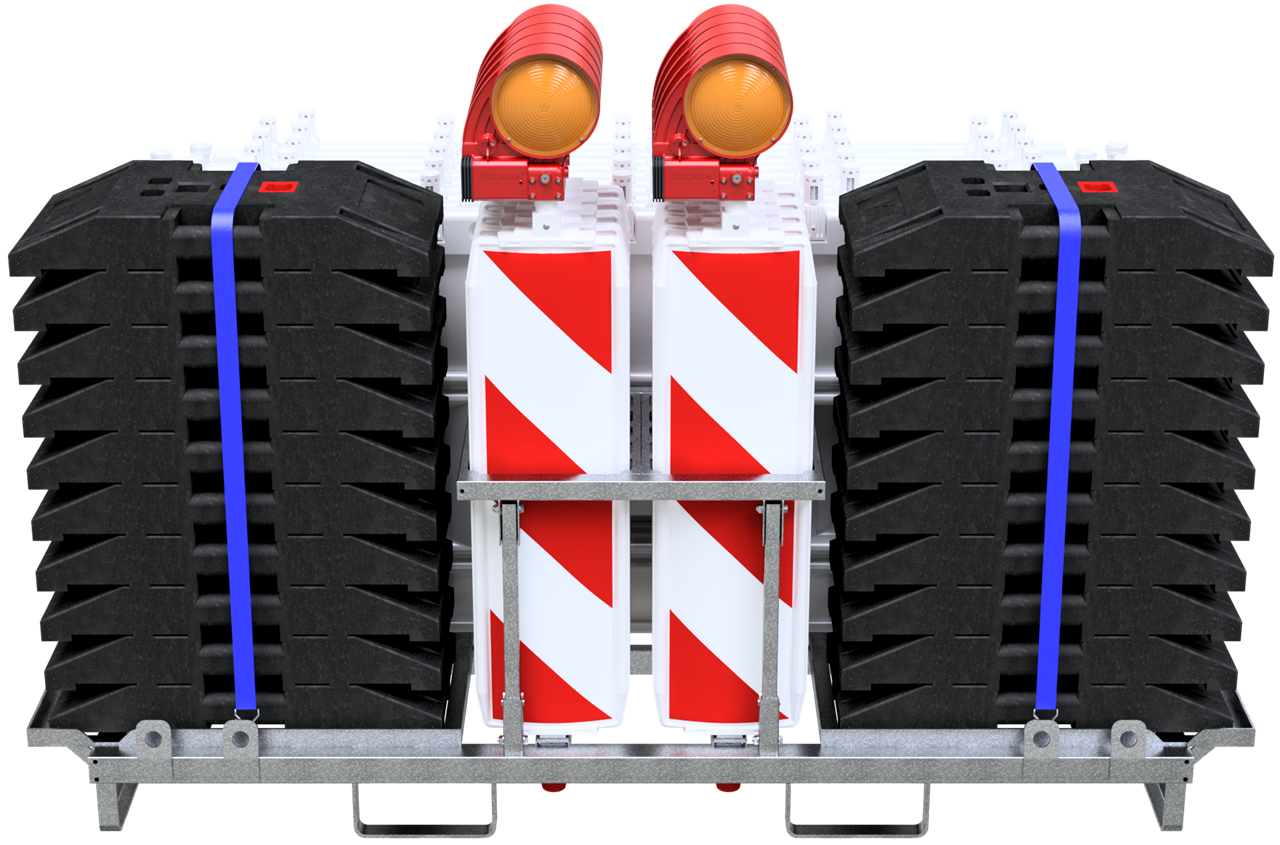 Schake Panou de semnalizare rutieră, set 10 buc., PowerNox, cod 1-NOX-G2-5KA-SET6