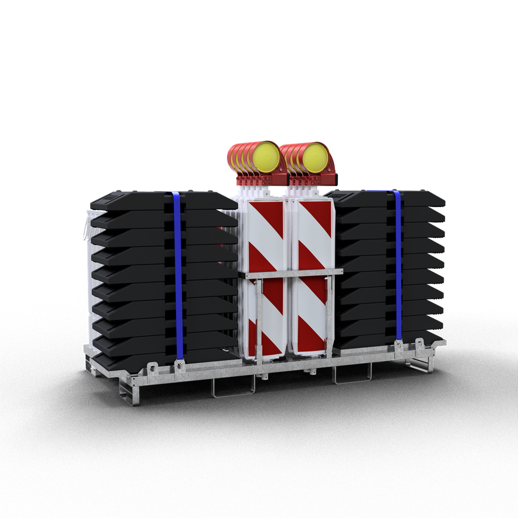 Schake Panou de semnalizare rutieră, set 10 buc., PowerNox, cod 1-NOX-G2-5KA-SET6