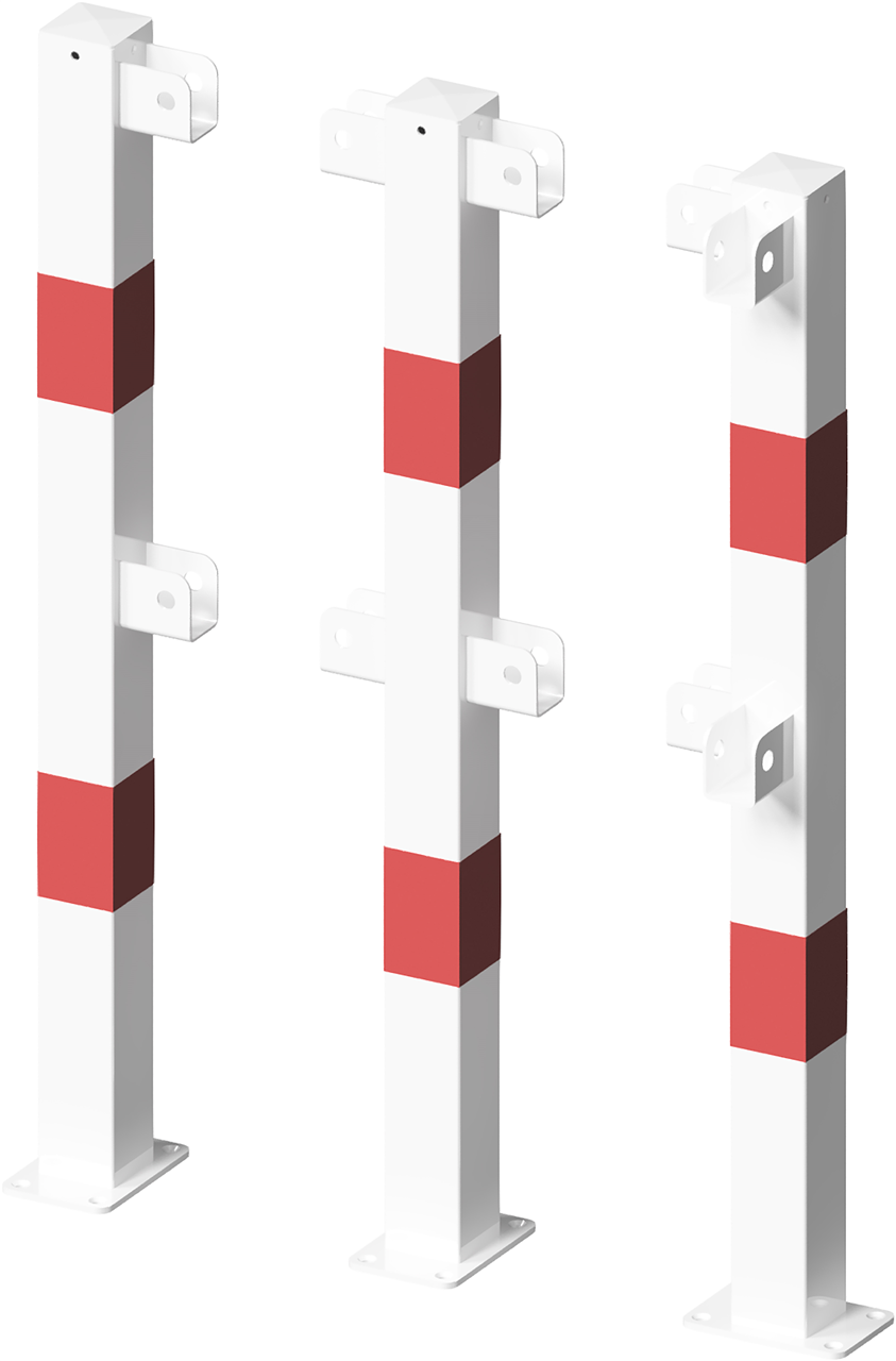 Schake Balustradă de protecție, 70 × 70 mm, 60 × 40 mm, oțel zincat la cald, fix, cod 4270PB