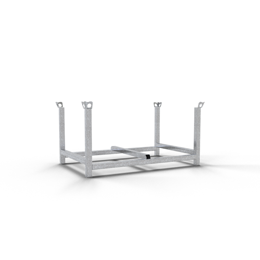 Schake Palet pentru depozitare și transport, seria 50116, 60 × 60 mm, 1,43 m, oțel zincat, cod 50116FL