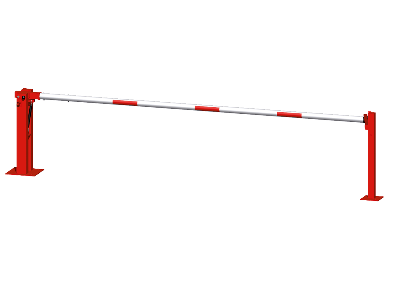 Schake Barieră manuală, Ø 20 mm, Ø 80 mm, oțel zincat la cald, fix, cu închidere, cod 415_30FPB