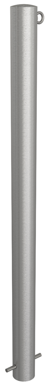 Schake Stâlp de protecție, Ø 76 mm, oțel inoxidabil, fix, cu închidere, pentru betonare, cod 4072+1