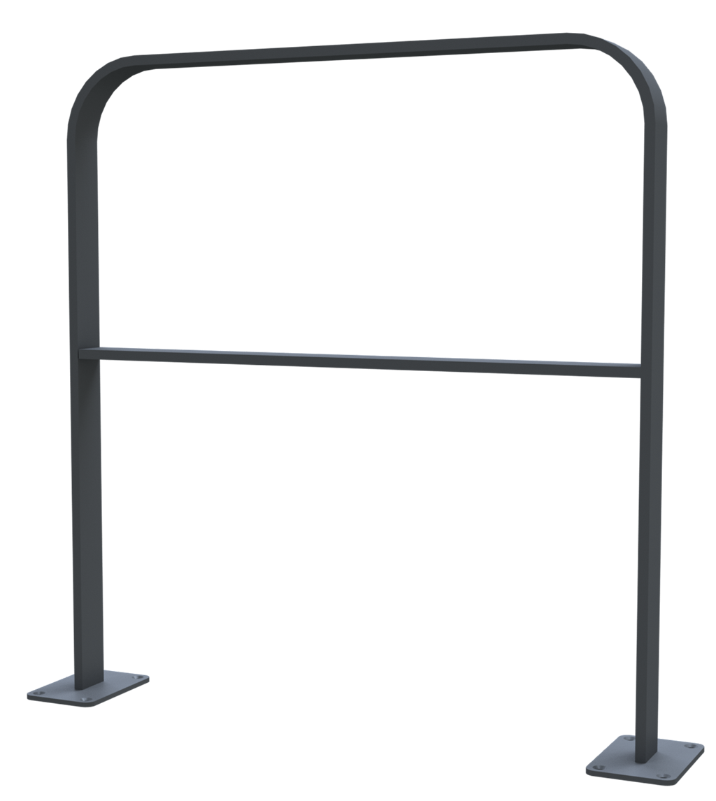 Schake Suport pentru biciclete, DB 703, 50 × 12 mm, 80 × 12 mm, oțel zincat la cald, fix, cod 4051_075BP