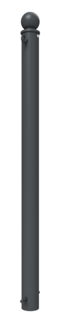 Schake Bornă de protecție, seria 474B, RAL 7016, Ø 76 mm, oțel zincat, antracit, cod 474B+1