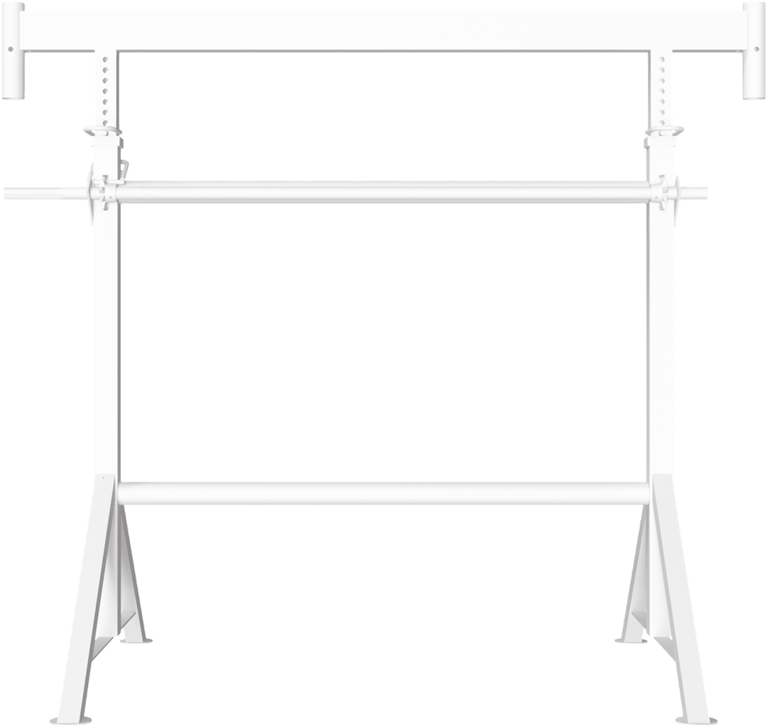 Schake Capră de schelă, K1200, Ø 48,3 mm, 2 m, oțel zincat, pliabil, cod 10129V