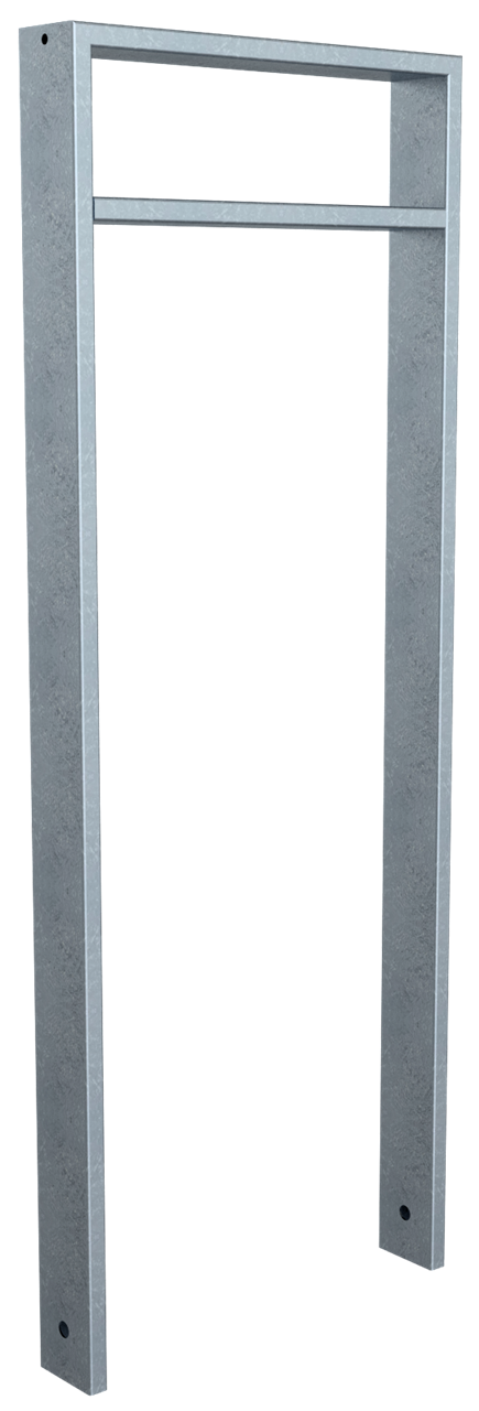 Schake Suport pentru biciclete, DB 703, 80 × 20 mm, oțel zincat la cald, pentru betonare, cod 459_145