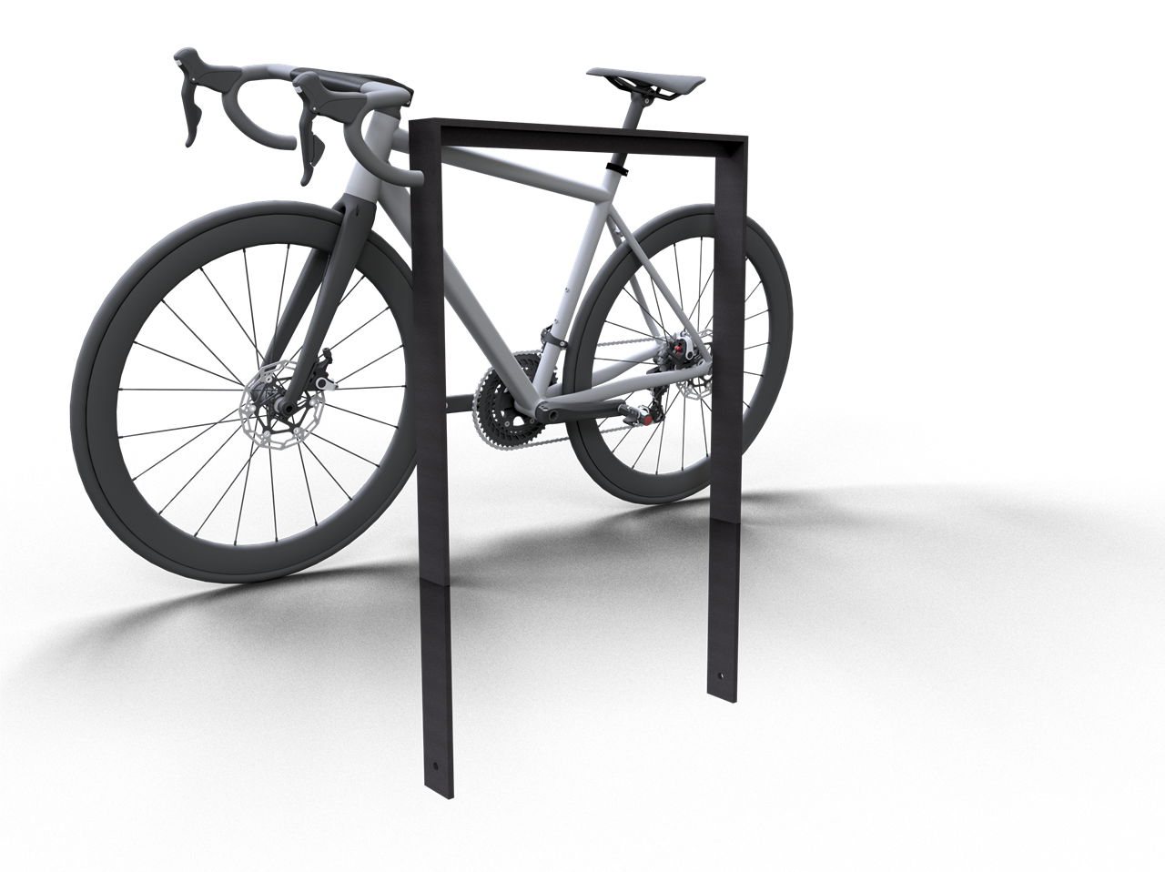 Schake Suport pentru biciclete, DB 703, 80 x12 mm, 30 × 5 mm, oțel zincat la cald, cod 4152_075B