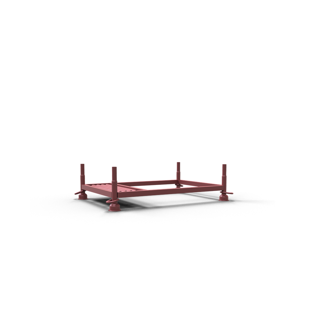 Schake Palet pentru depozitare și transport, Ø 48,3 mm, 1,20 m, demontabil, cod 50400-1-0