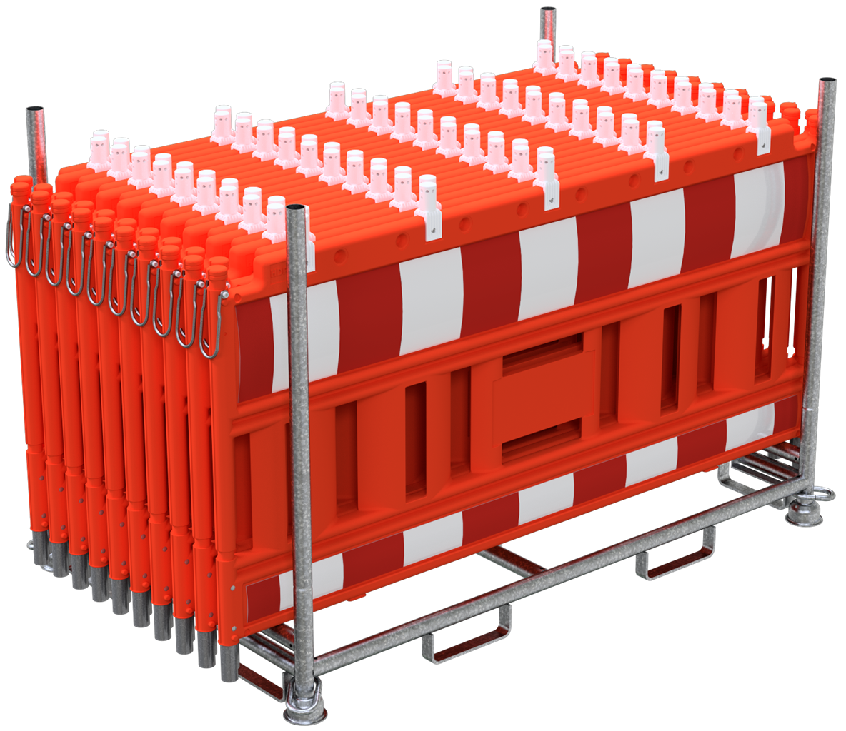 Schake Gard de șantier, set 20 buc., tip 32001, tip RA1/A, demontabil, cod 33420KA-O-32001-0