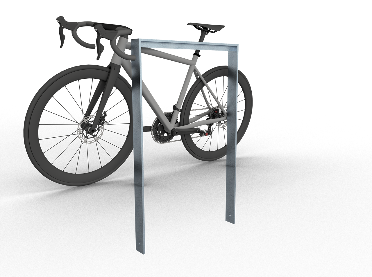 Schake Suport pentru biciclete, DB 703, 80 x12 mm, 30 × 5 mm, oțel zincat la cald, cod 4152_075