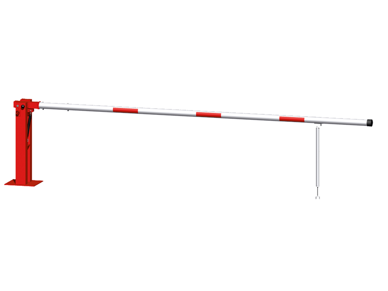 Schake Barieră manuală, Ø 20 mm, Ø 80 mm, oțel zincat la cald, fix, cu închidere, cod 415_31FPB