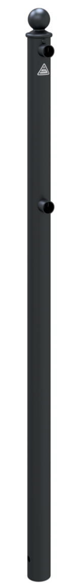 Schake Balustradă de protecție, RAL 7016, Ø 60 mm, oțel zincat la cald, fix, pentru betonare, cod 467_11B