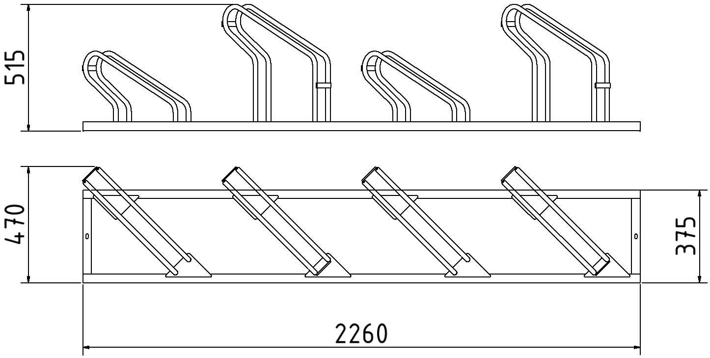 Schake Suport pentru biciclete, cod 420_40-45R