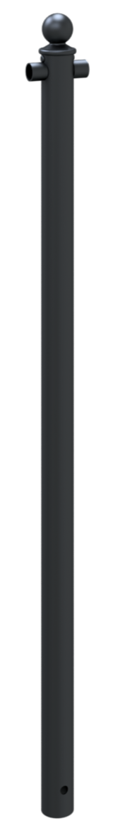 Schake Balustradă de protecție, RAL 7016, Ø 60 mm, oțel zincat la cald, fix, pentru betonare, cod 467_02B