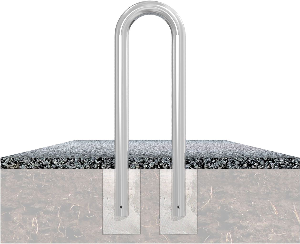 Schake Arc de protecție, Ø 76 × 2,6 mm, oțel zincat la cald, pentru betonare, cod 477_04