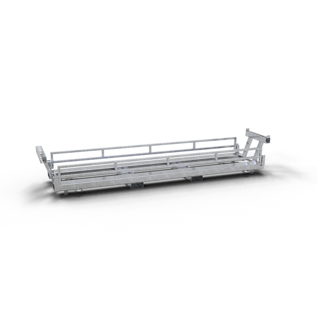 Schake Rastel pentru depozitare și transport, Ø 42,4 mm, Ø 26,9 mm, oțel zincat, pliabil, mobil, cod 3B212T-15