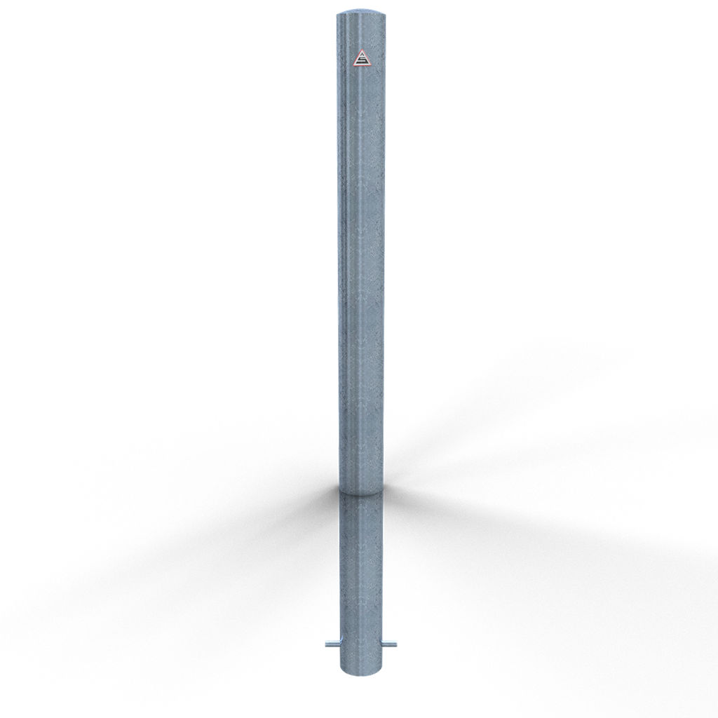 Schake Bornă de protecție, Ø 89 × 2,9 mm, oțel zincat la cald, fix, pentru betonare, cod 489