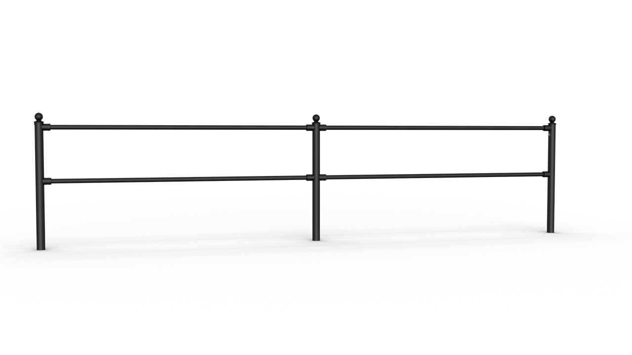 Schake Balustradă de protecție, RAL 7016, Ø 60 mm, oțel zincat la cald, fix, pentru betonare, cod 467_01B