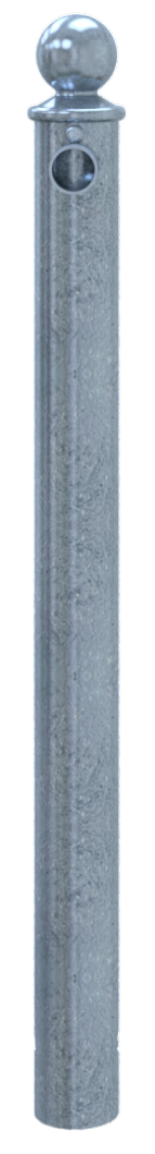 Schake Balustradă de protecție, Ø 60 mm, oțel zincat la cald, fix, pentru betonare, cod 467_04