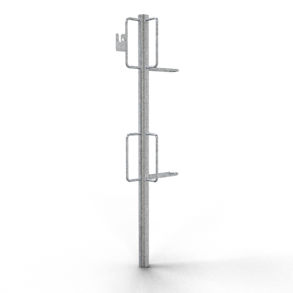 Schake Țăruș de fixare, 42,4 × 2 × 990 mm, oțel zincat, cod 11280V