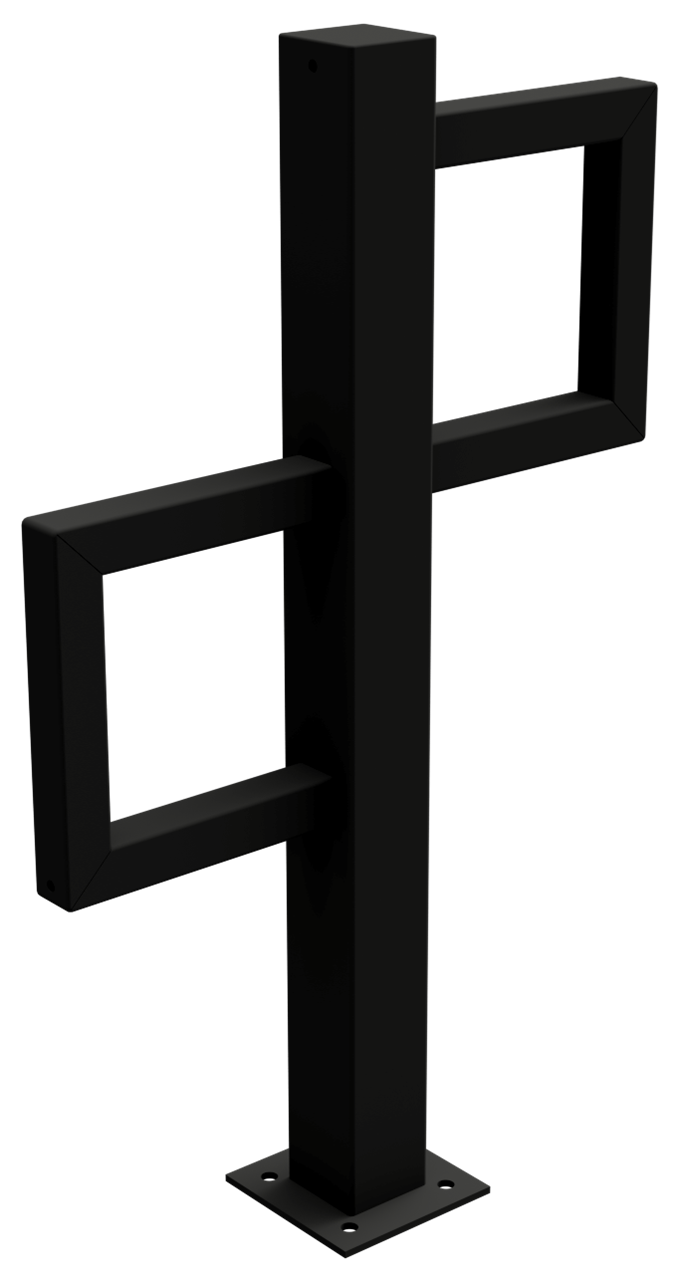 Schake Suport pentru biciclete, 80x80 mm, 150x150 mm, oțel zincat la cald, cod 40881B