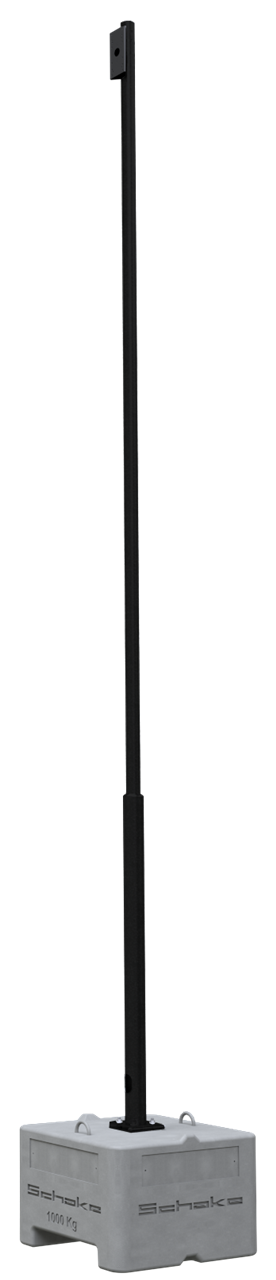 Schake Lampă de avertizare, set, RAL9005, 6 m, oțel, cod 3531K-RAL9005-SET2
