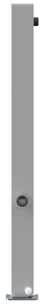 Schake Stâlp de protecție, 70 × 70 mm, oțel inoxidabil, zincat la cald, fix, pliabil, cod 4070FU