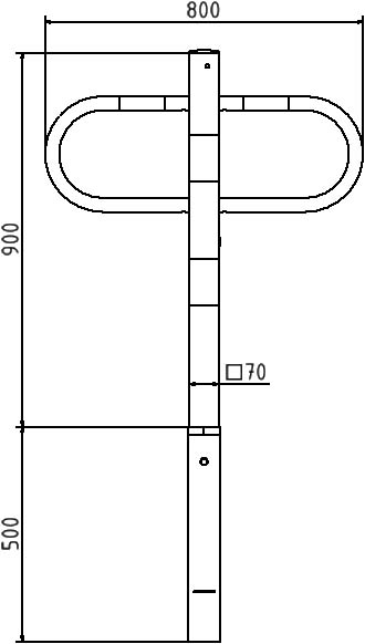 Schake Închidere cu cilindru profil Euro, 70 × 70 mm, oțel zincat la cald, demontabil, cu închidere, cod 471ZB