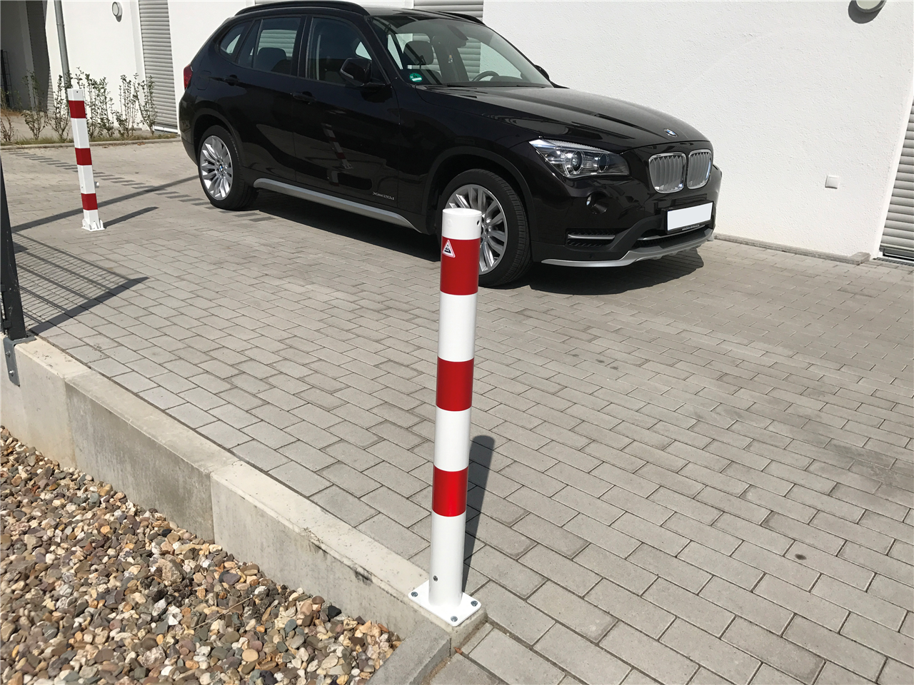 Schake Stâlp de protecție, Ø 76 × 2,6 mm, oțel zincat la cald, fix, cod 4076P