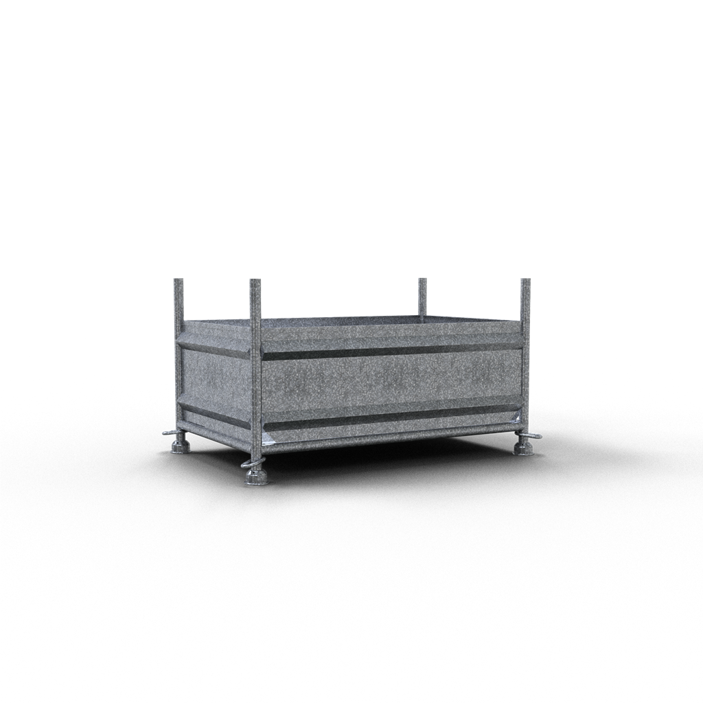 Schake Container metalic de depozitare, Ø 48,3 mm, 1,43 m, oțel zincat
