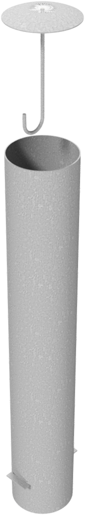 Schake Bornă de protecție, Ø 193 × 3,6 mm, oțel zincat la cald, fix, pentru betonare, cod 40190A