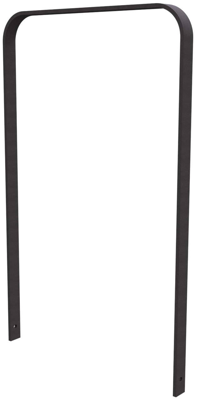 Schake Suport pentru biciclete, DB 703, 50 × 12 mm, 80 × 12 mm, oțel zincat la cald, pentru betonare, cod 4050_075B