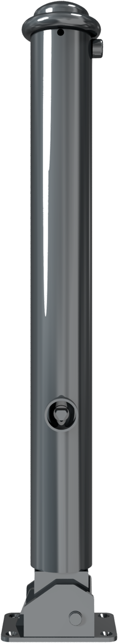 Schake Bornă de protecție, seria 481B, RAL 7016, Ø 82 mm, 100 × 150 mm, oțel zincat la cald, cod 481FUB+1