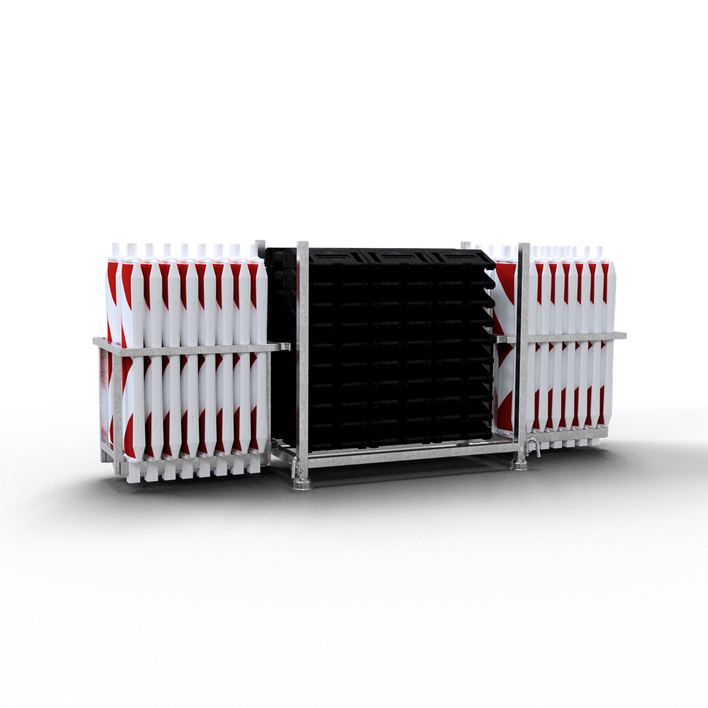 Schake Panou de semnalizare rutieră, set 30 buc., tip NOX, tip 60, oțel zincat, cod 36055P-SET1