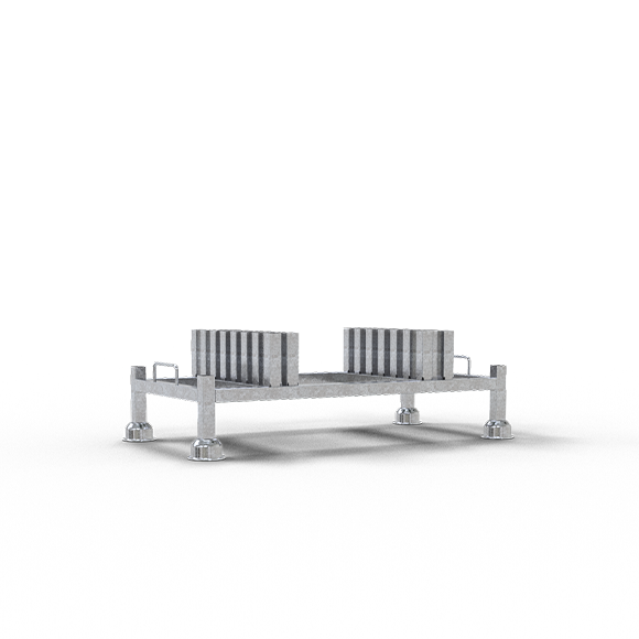 Schake Suport pentru indicator, 35 × 35 mm, 1192 × 652 × 365 mm, oțel zincat