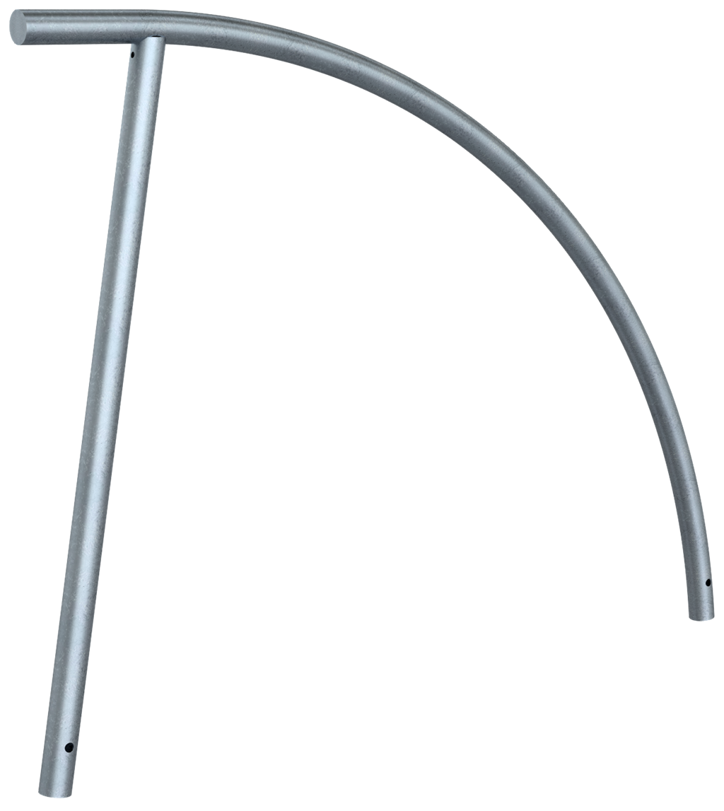 Schake Suport pentru biciclete, Ø 48 mm, oțel zincat la cald, pentru betonare