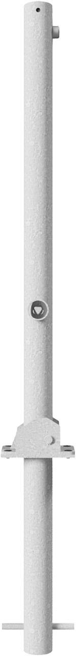 Schake Stâlp de protecție, Ø 60 × 2,5 mm, oțel zincat la cald, pliabil, cu închidere, pentru betonare, cod 460FUH+1
