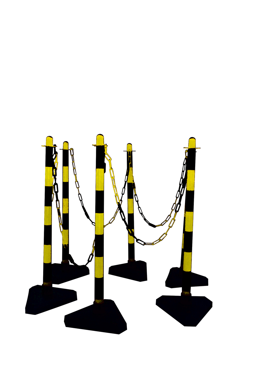 Schake Stâlp pentru lanț, set, 10 m, plastic, cod 4040KBSSET