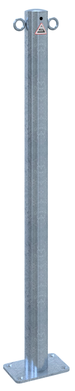 Schake Stâlp de protecție, Ø 60 × 2,5 mm, oțel zincat la cald, fix, cod 460P/2