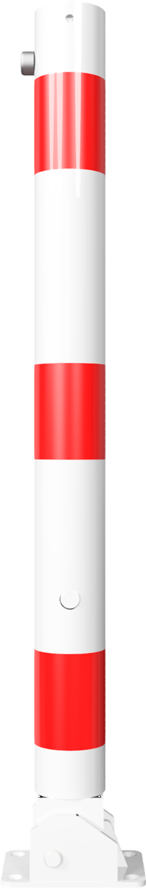 Schake Stâlp de protecție, Ø 76 × 2,6 mm, oțel zincat la cald, fix, pliabil, cu închidere, cod 476FUB