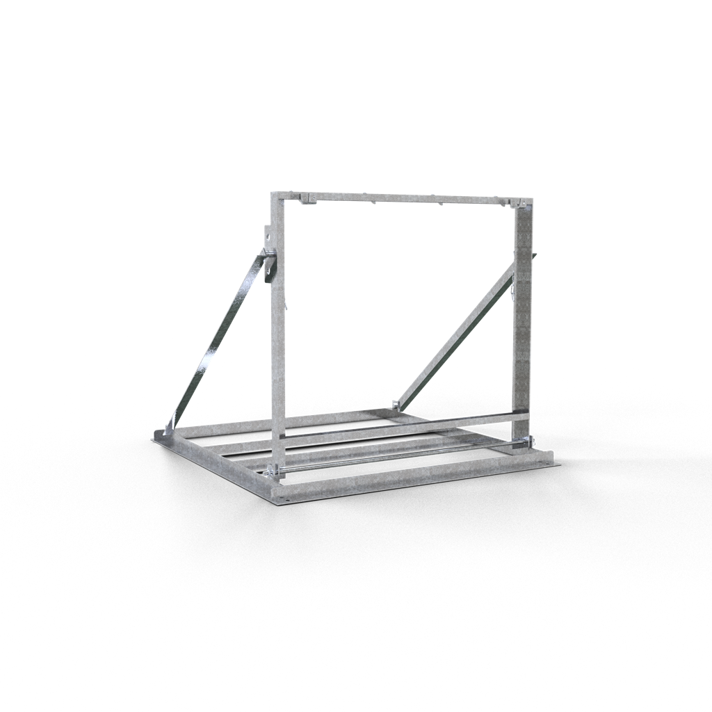 Schake Suport pentru indicator, set, oțel zincat, fix, pliabil, cod 35307