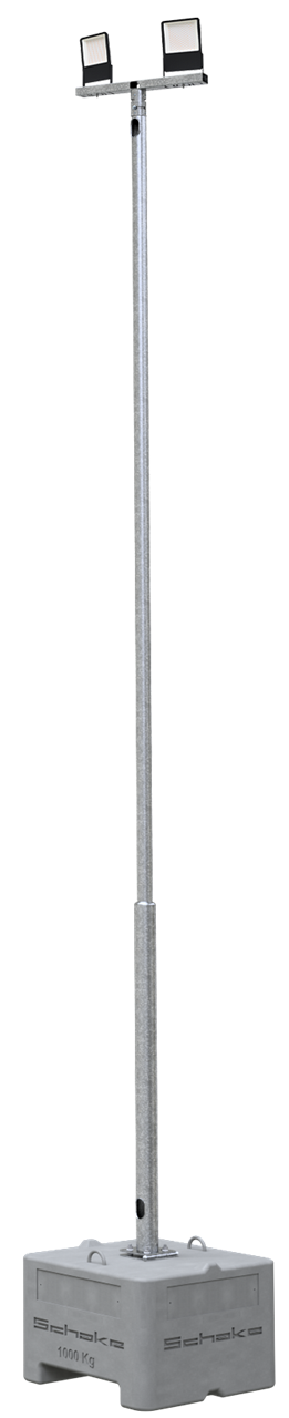 Schake Lampă de avertizare, set, 4 m, oțel zincat, pliabil, cod 353140-SET1