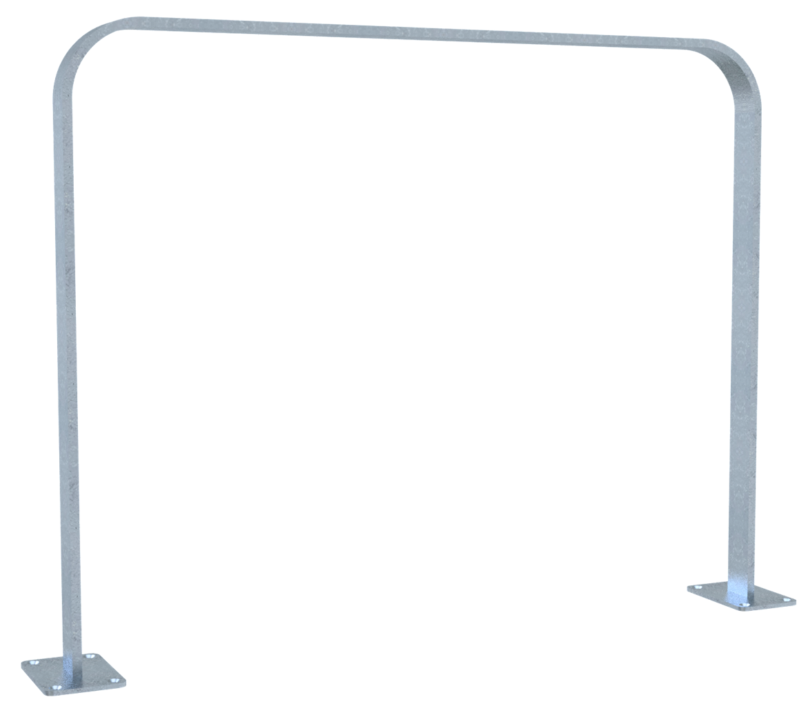 Schake Suport pentru biciclete, DB 703, 50 × 12 mm, 80 × 12 mm, oțel zincat la cald, fix, cod 4050_100P