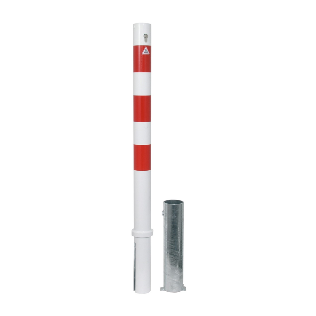 Schake Închidere cu cilindru profil Euro, Ø 76 × 2,6 mm, oțel zincat la cald, demontabil, cu închidere, cod 476Z
