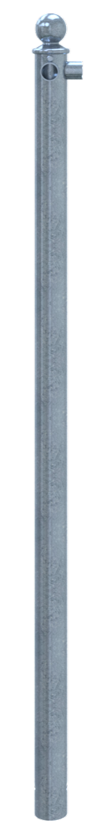 Schake Balustradă de protecție, Ø 60 mm, oțel zincat la cald, fix, pentru betonare, cod 467_03