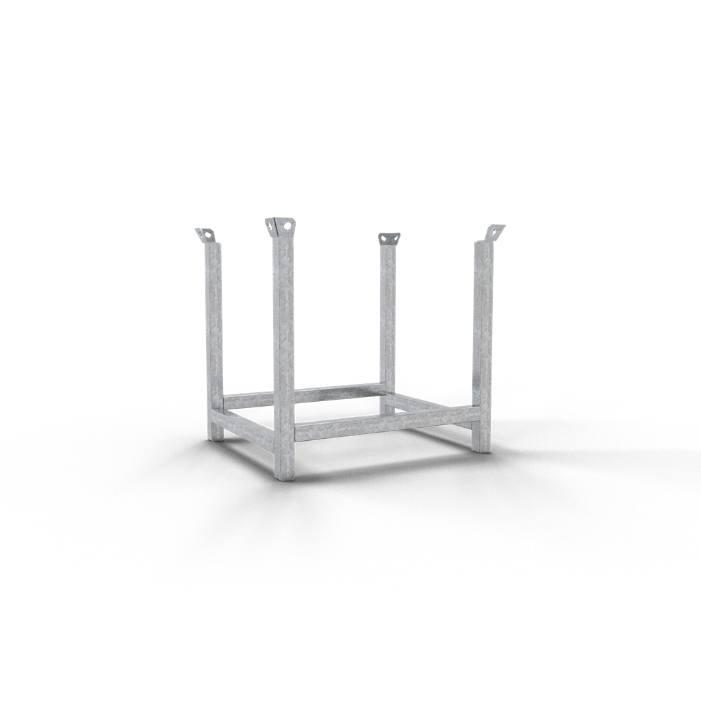 Schake Palet pentru depozitare și transport, seria 50116, 60 × 60 mm, 0,86 m, oțel zincat
