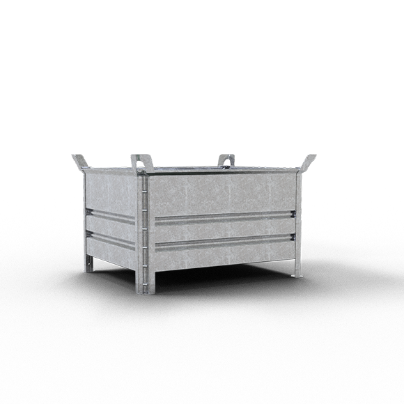 Schake Container metalic de depozitare, 1 m, 0,80 m, oțel zincat