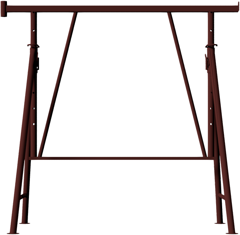 Schake Capră de schelă, model Compact S, Ø 42 mm, 40 × 40 mm, oțel, fix, cod 10126S
