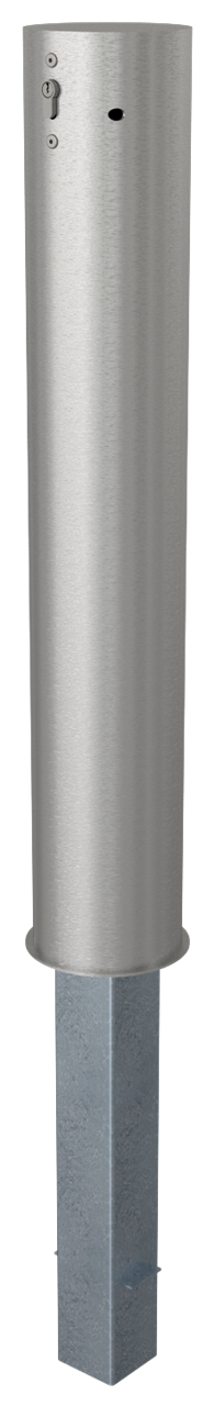 Schake Bornă de protecție, Ø 154 mm, oțel inoxidabil, zincat la cald, demontabil, cu închidere, cod 40154Z