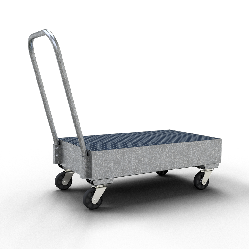 Schake Tavă colectoare, tip R70, 1020 × 620 × 1070 mm, 1020 × 610 mm, oțel zincat la cald, demontabil